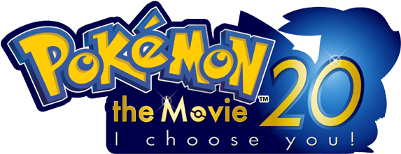 Pokemon 20th I Choose You - Pokemon I Choose You Movie Logo (600x246), Png Download