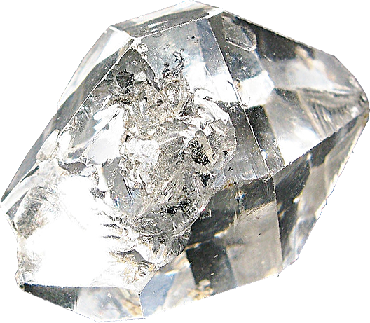 A Rough Diamond - Mineral (528x461), Png Download