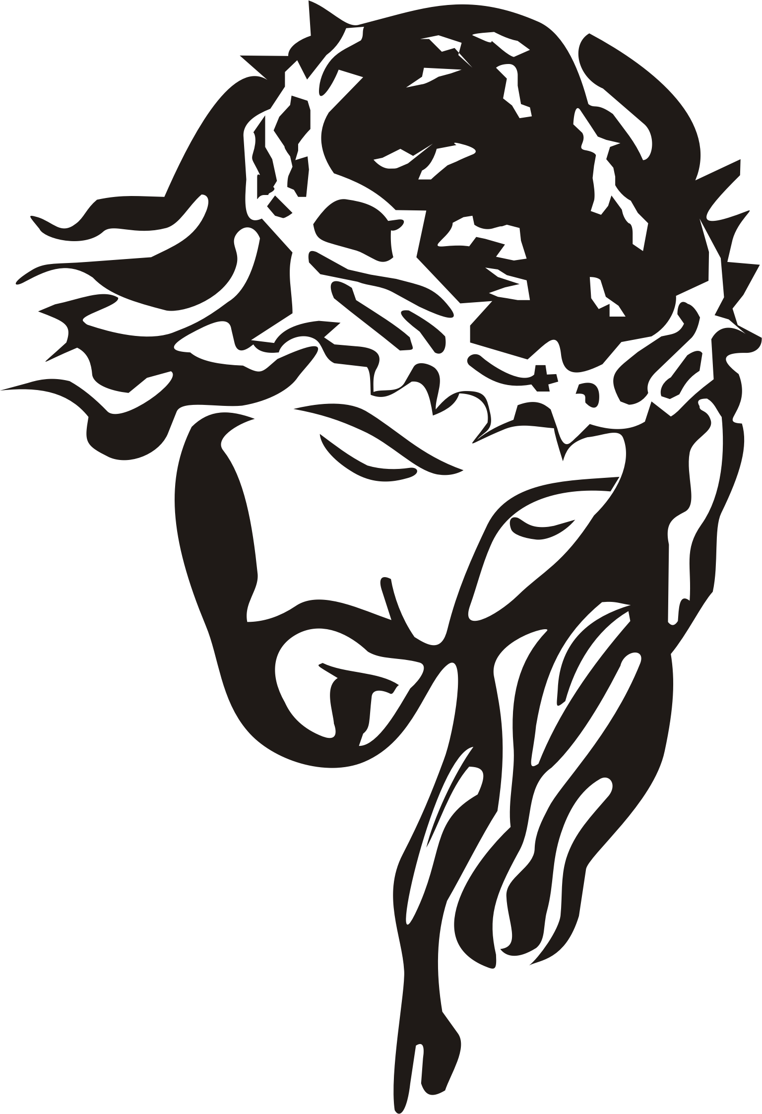 Jesus Png (1536x2245), Png Download