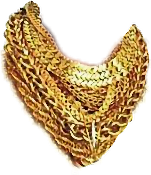 Necklace Gold Chain Chains Necklaces Jewellery Thuglife - Png Thug Life Transparent Gold Chain (624x720), Png Download