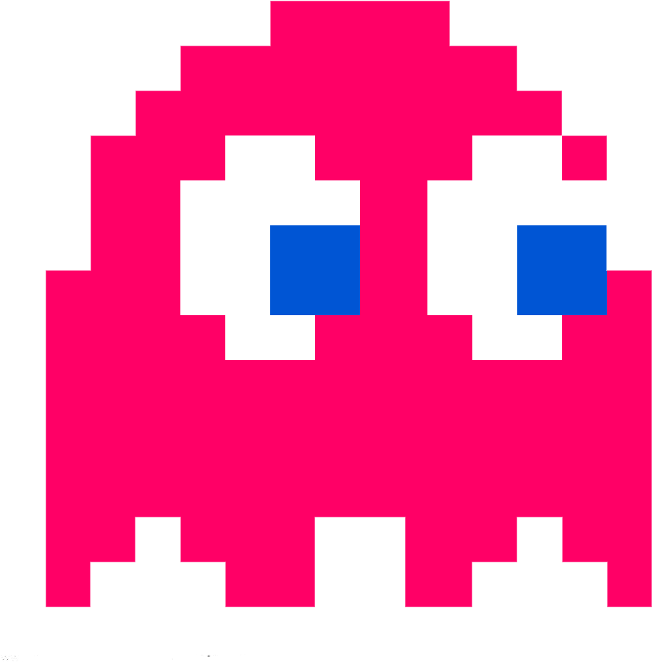 Pac-man Ghost Png Transparent Image - Mrs Pac Man Ghost (1024x1024), Png Download