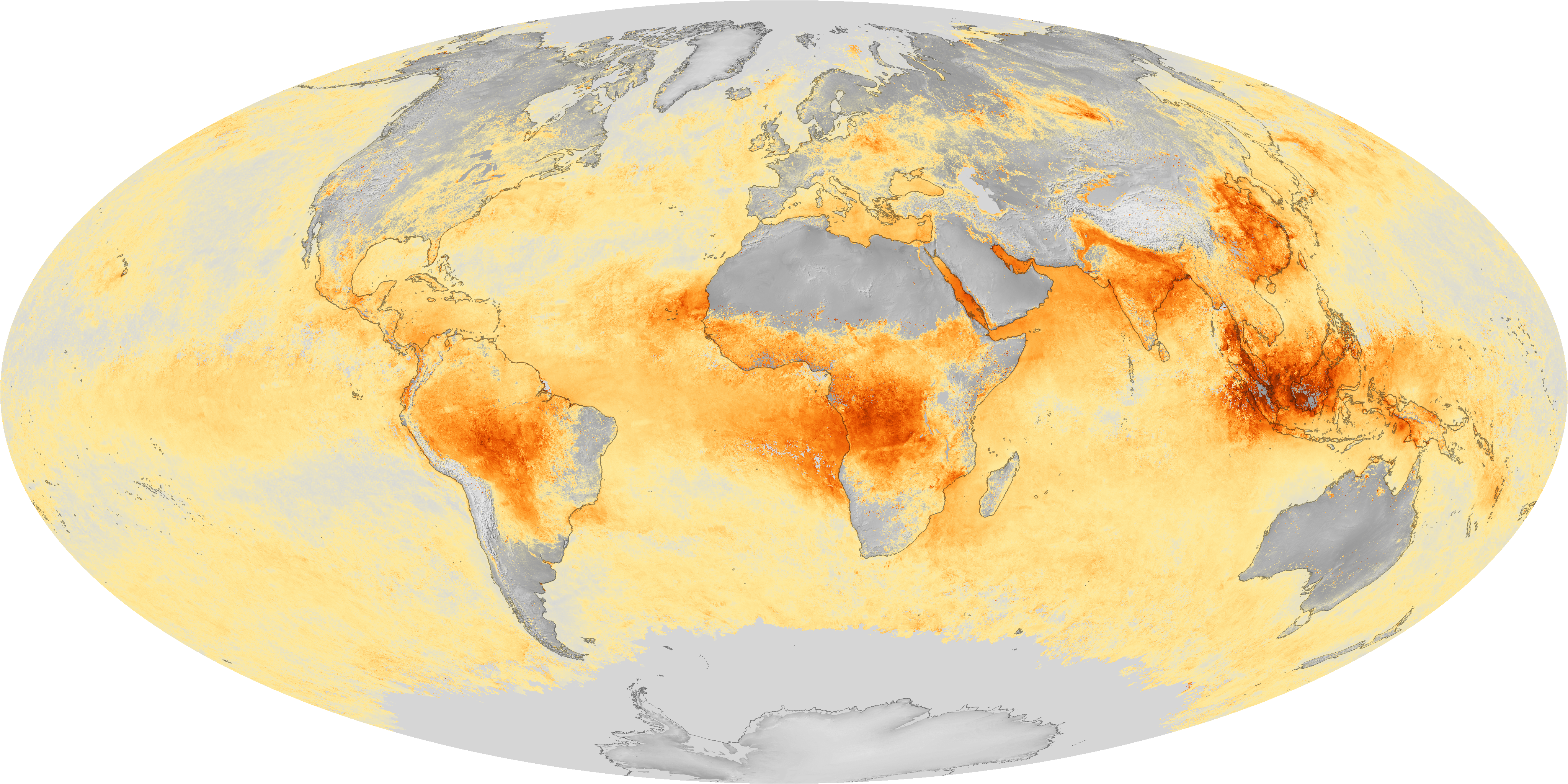 Atmospheric Aerosols (4096x2048), Png Download