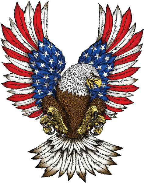 American Flag Eagle Png