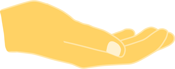 Large - Hand Clip Art Png (600x238), Png Download