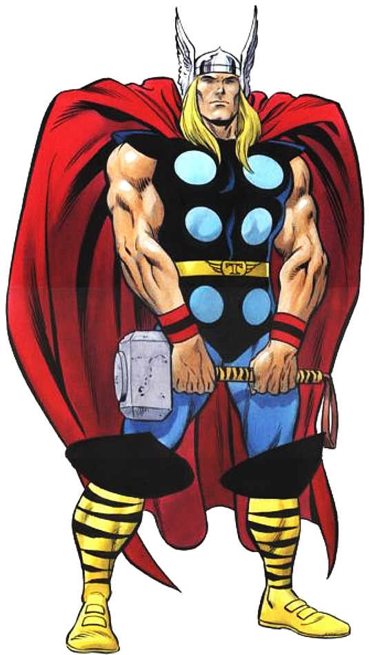 Superman Drawing Thor - Superhero Thor (350x500), Png Download