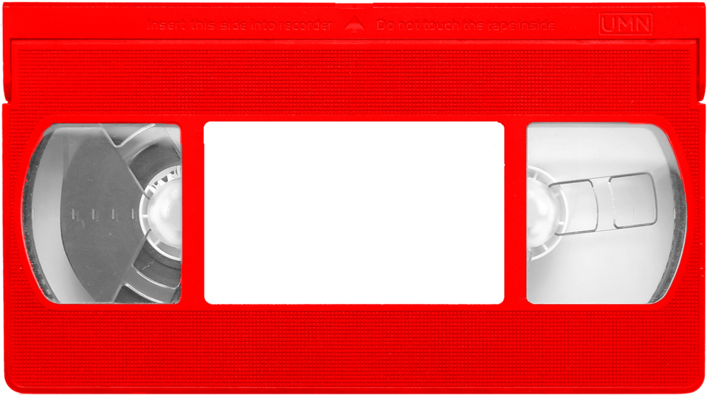 Red Vhs Tape Template By Djwalker2000-da4i2xx - Blank Red Vhs Tape (1024x637), Png Download
