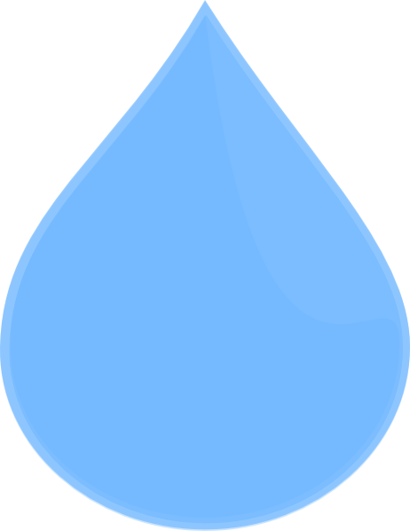 Water Droplets Effect Element, Vector, Blue Water Droplets, - Water Droplet No Background (462x598), Png Download