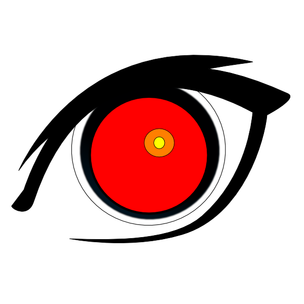 Googly Eyes Png Hd - Red Eyes Clipart Png (600x600), Png Download