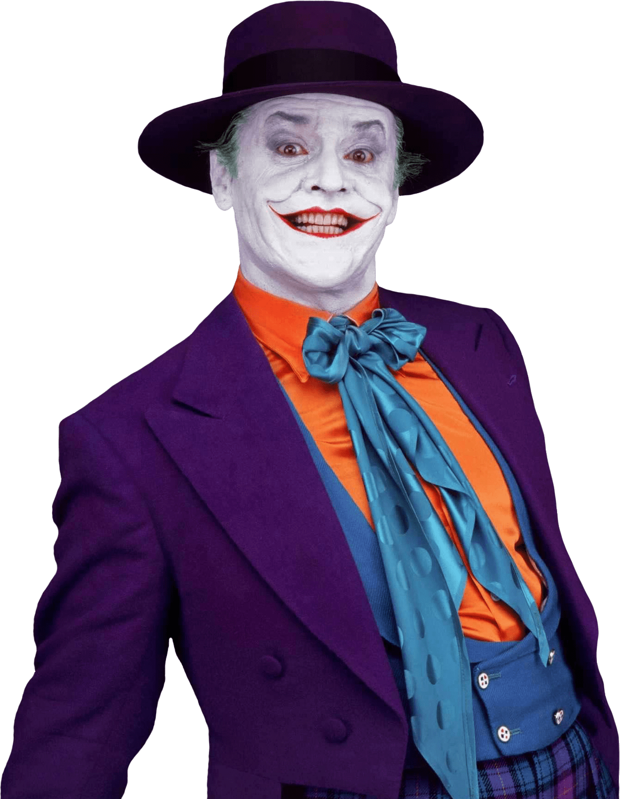 Download - Joker Jack Nicholson Movie (1262x1625), Png Download