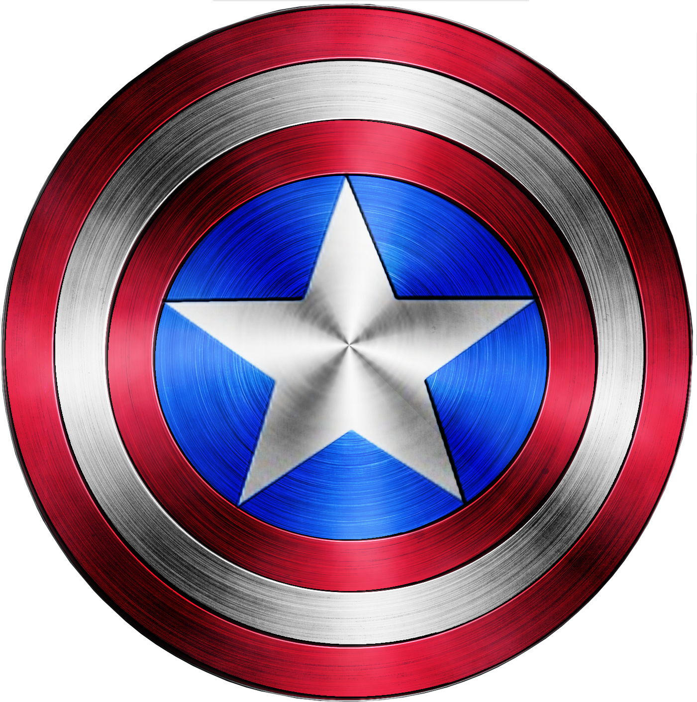 Captain America Shield Logo Png Royalty Free - Captain America Shield Jpg (700x709), Png Download