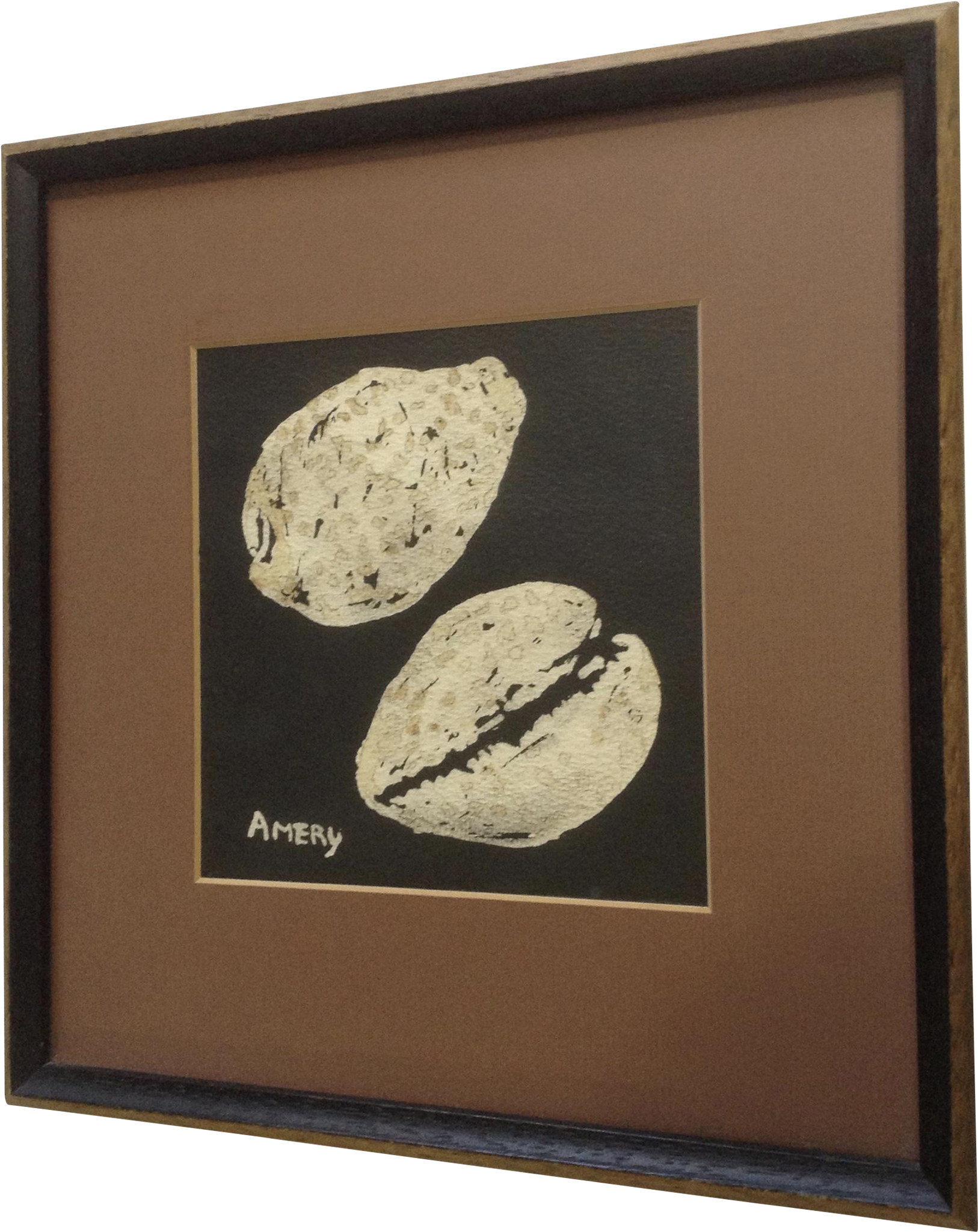 J Amery, Coffee Bean Watercolor Painting Signed By - Picture Frame (2048x2048), Png Download