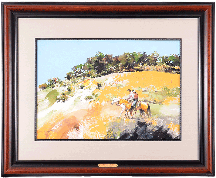 Watercolor South Of Paso By Don Weller - Watercolor Painting (720x720), Png Download