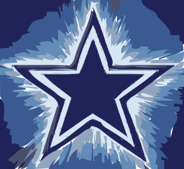 Dallas Cowboys Nfl New York Giants American Football - Dallas Cowboys Logo 500kb (370x340), Png Download