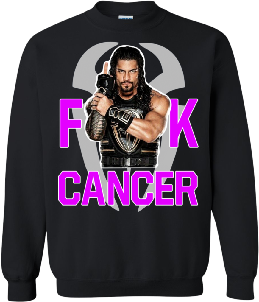 Roman Reigns Fuck Cancer Sweatshirt - Wwe Best Pay Per View Ppv Matches 2016 Dvd (1024x1024), Png Download