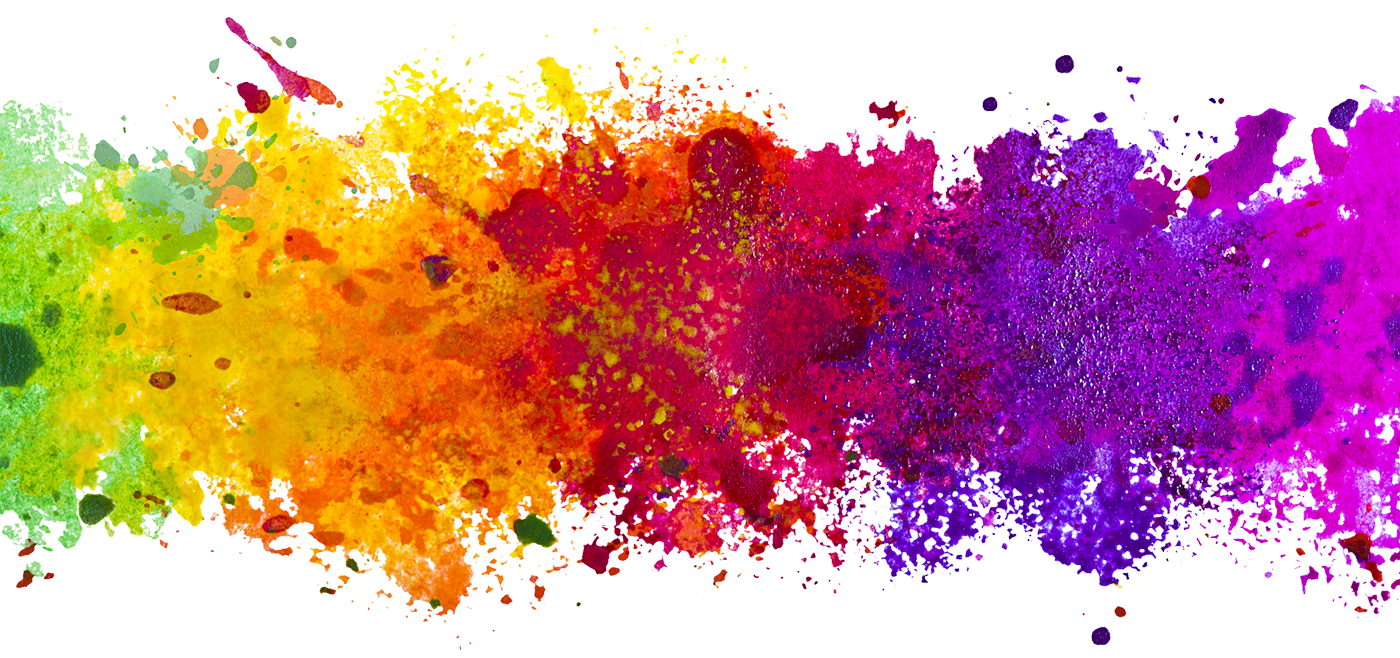 Download Splash Of Colour Clipart Watercolor Painting - Multi Coloured Background Png (900x423), Png Download