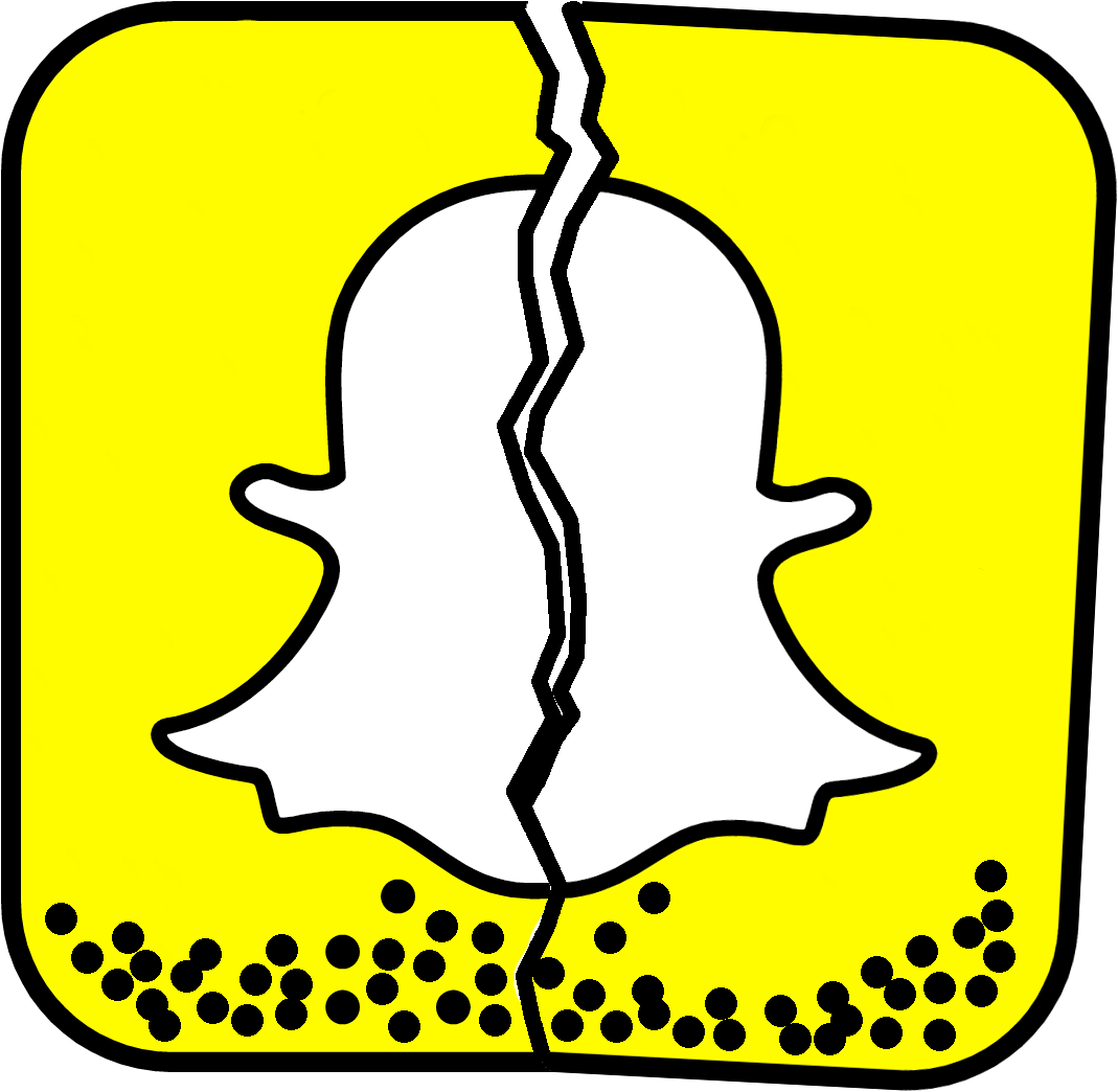 Evil Snapchat (1300x1100), Png Download