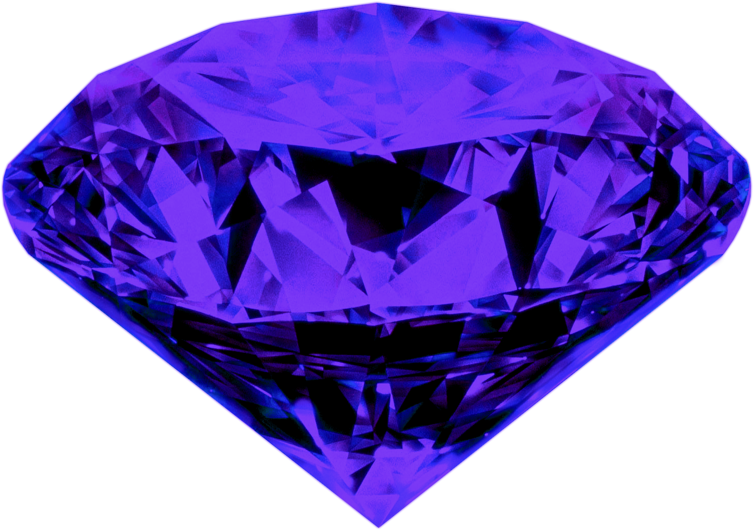 Diamond High Quality Png - Amethyst Diamond (1554x1108), Png Download