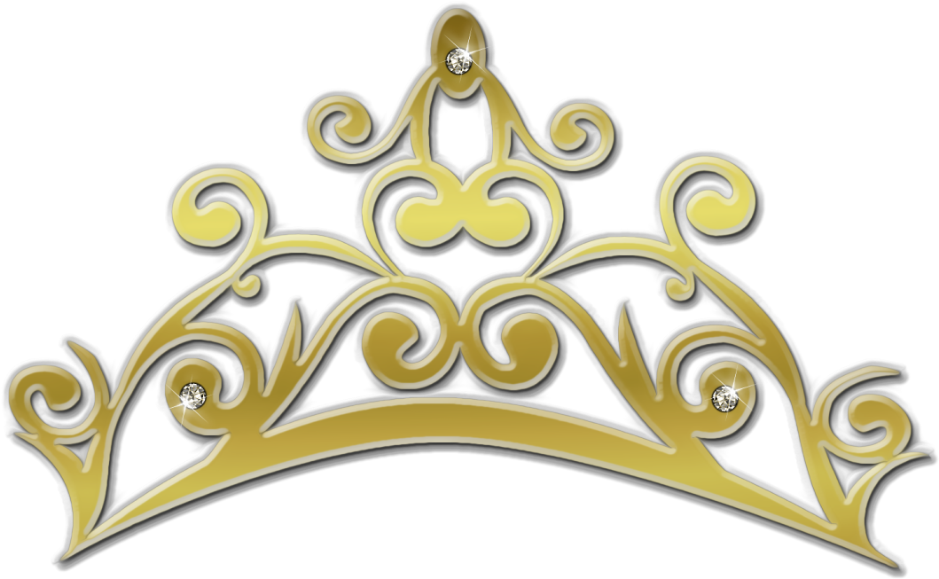 gold princess tiara