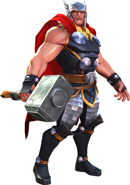 Thor - Thor Contest Of Champions (440x627), Png Download