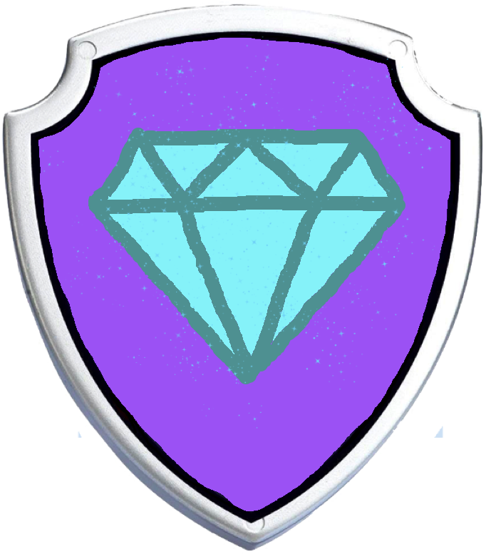 Frula's Pup Tag With Sparkles - Swag Drawings Of Diamond (1200x800), Png Download