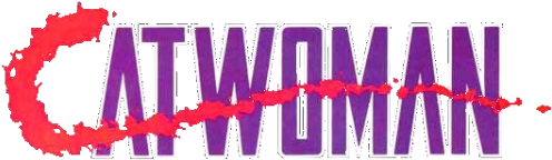 Catwoman Logo - Electric Blue (500x255), Png Download
