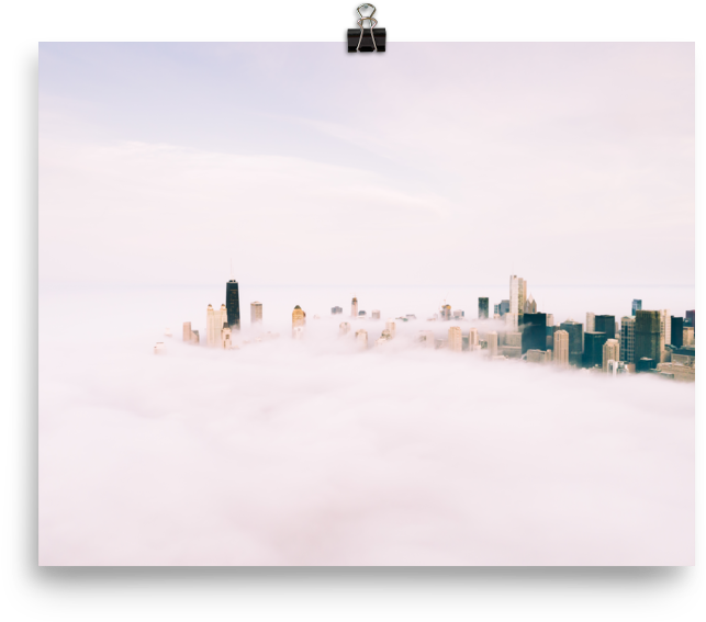 Cloud City - Chicago (1000x1000), Png Download