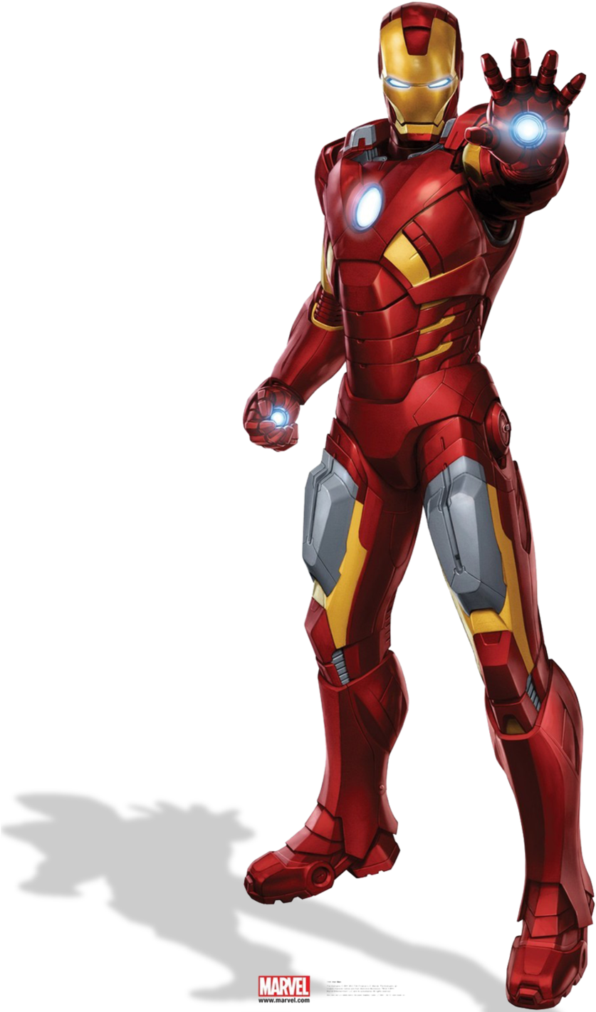 Iron Man - Iron Man Vector Png (711x1124), Png Download