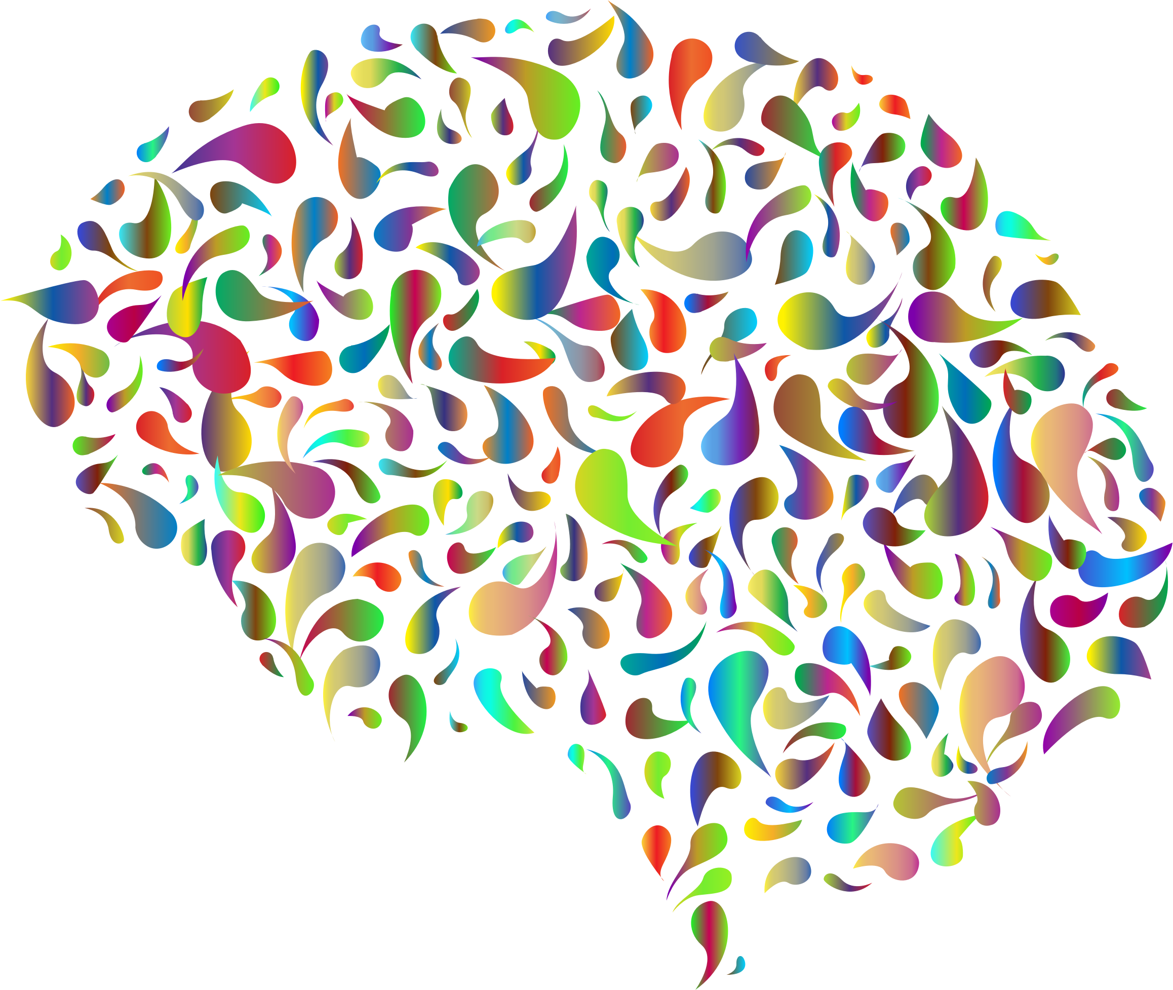 Clipart - Brain No Background (2316x1954), Png Download