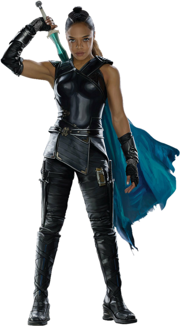Pin By Nath - Thor Ragnarok Valkyrie Png (659x1212), Png Download