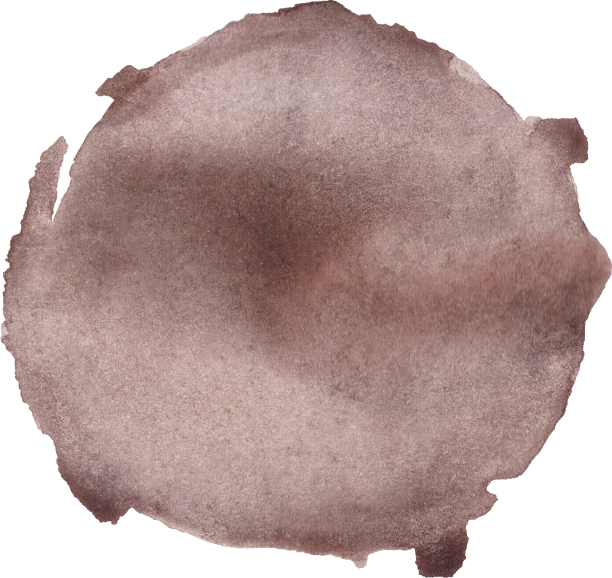 Free Download - Brown Watercolor Transparent (612x578), Png Download