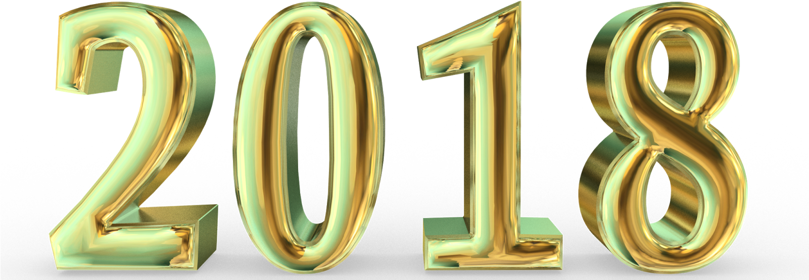 2018 Happy New Year Png Free Download - 2018 Happy New Year Pngs (1600x914), Png Download