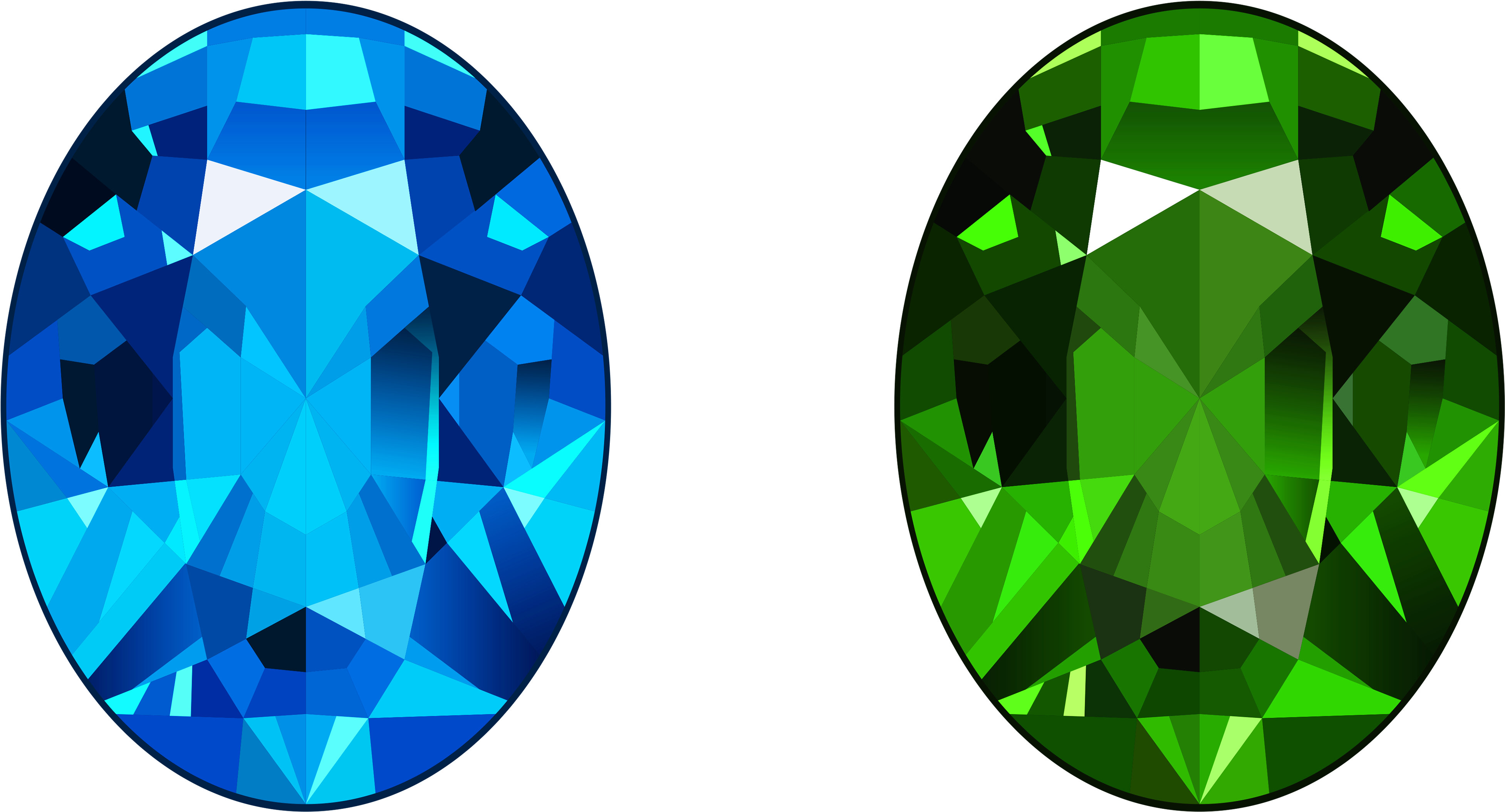 Download Transparent Blue And Diamonds - Green Diamonds Png PNG Image