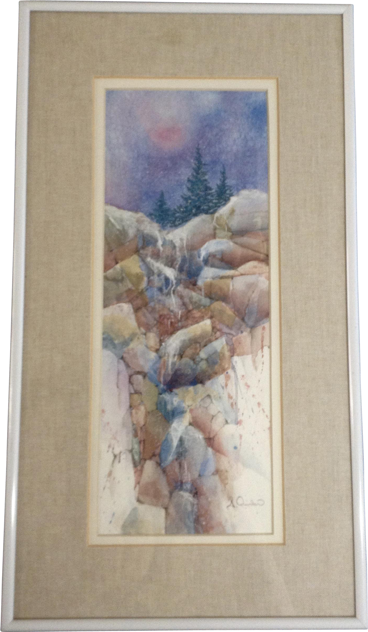 Sue Quinlan, Mixed Media Watercolor Painting, Frozen - Watercolor Painting (2048x2048), Png Download
