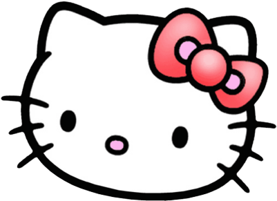 Hello Kitty Face - Hello Kitty Face Png (400x400), Png Download