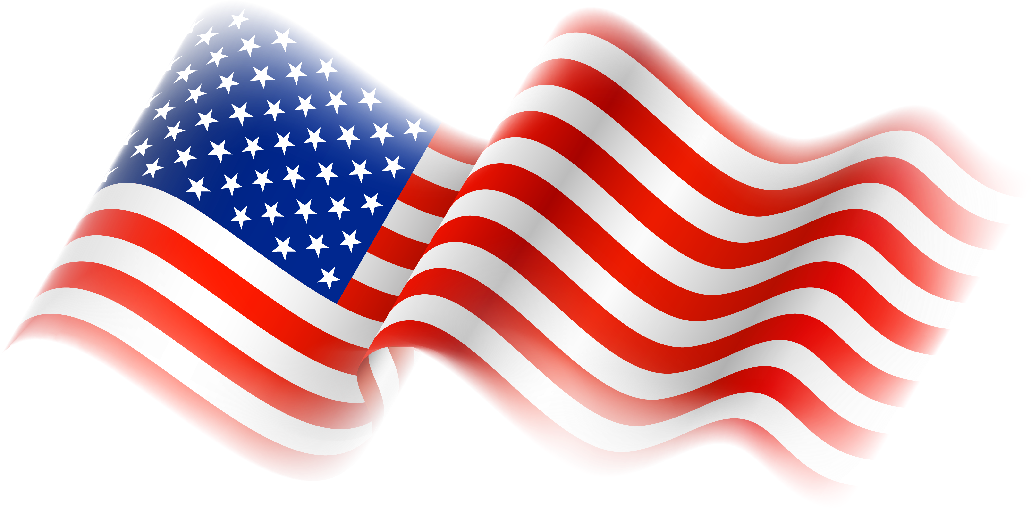 Banner Royalty Free Stock Download Free Png Image And - Transparent American Flag Png (4292x2113), Png Download