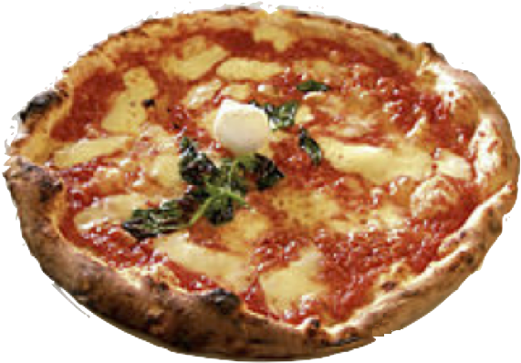 Pizza - Margherita Pizza Png (581x431), Png Download