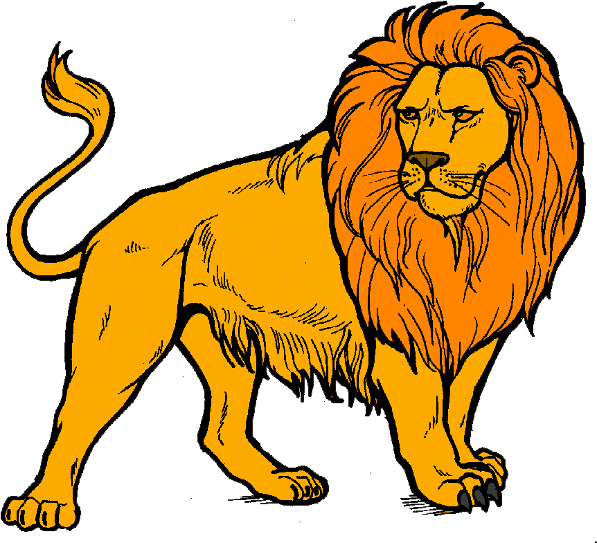 Image - Lion Clipart Png (885x805), Png Download