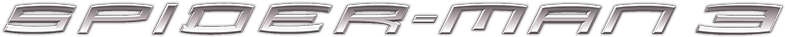 Spider Man 3 Movie Logo - Spider-man 3 (800x310), Png Download