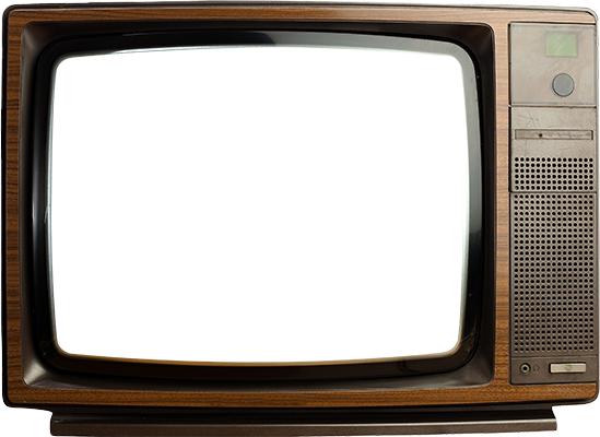 Vintage Tv (549x400), Png Download