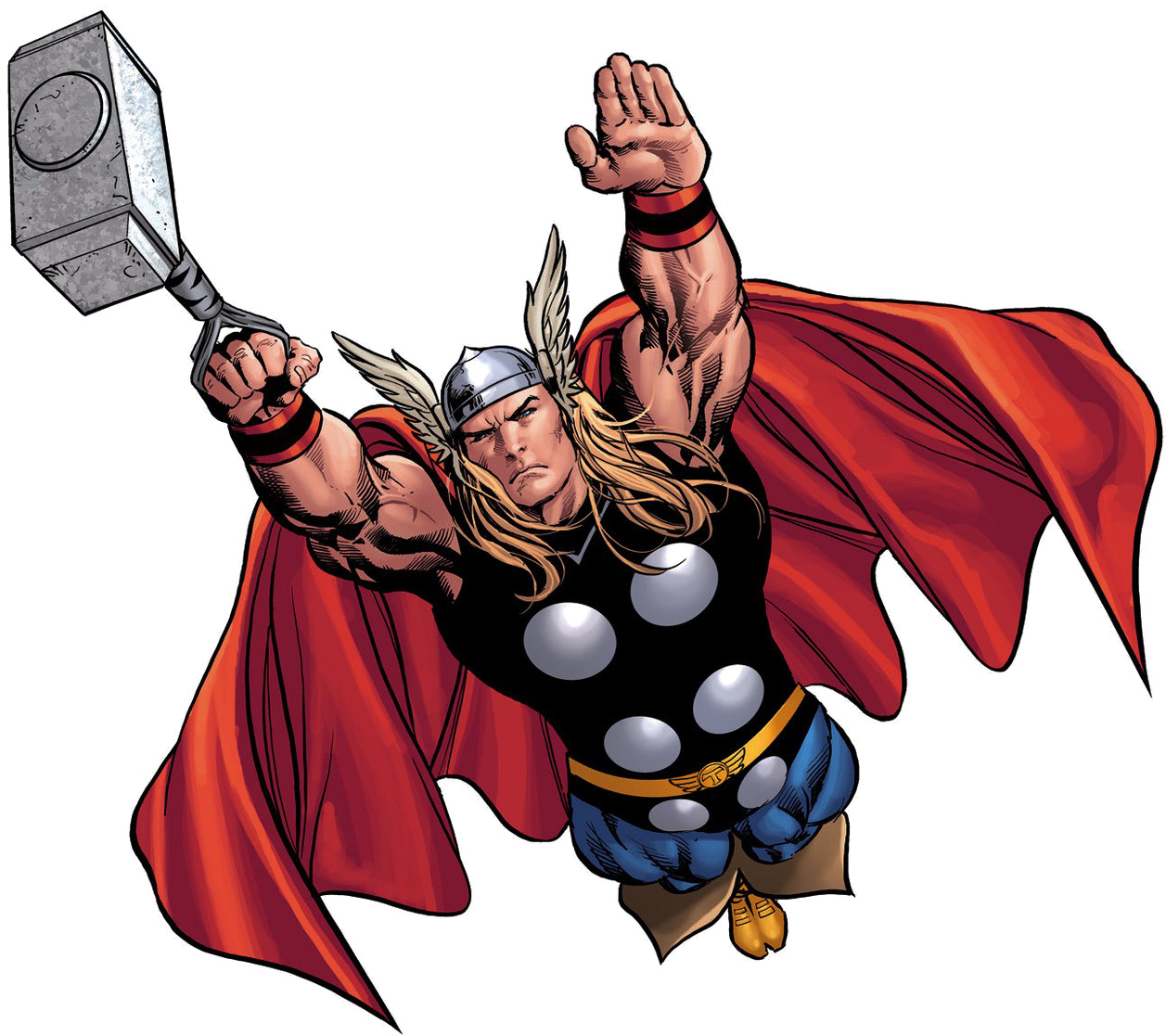 Thor Png Pic - Transparent Background Thor Comic Png (1280x1155), Png Download