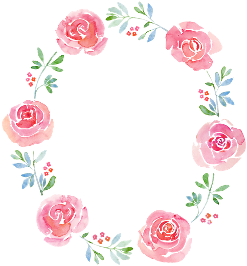 Graphic Freeuse Stock Free Premium Stock Photos Canva - Free Floral Wreath Watercolor (497x550), Png Download