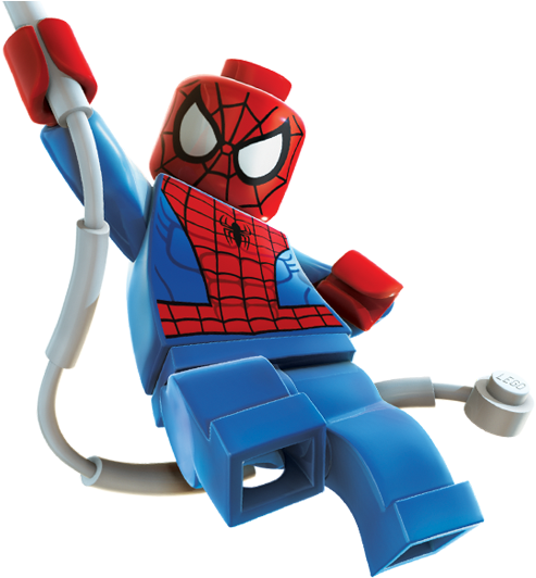 Lego Superhero Png Clipart Royalty Free - Lego Spider Man Transparent (540x531), Png Download