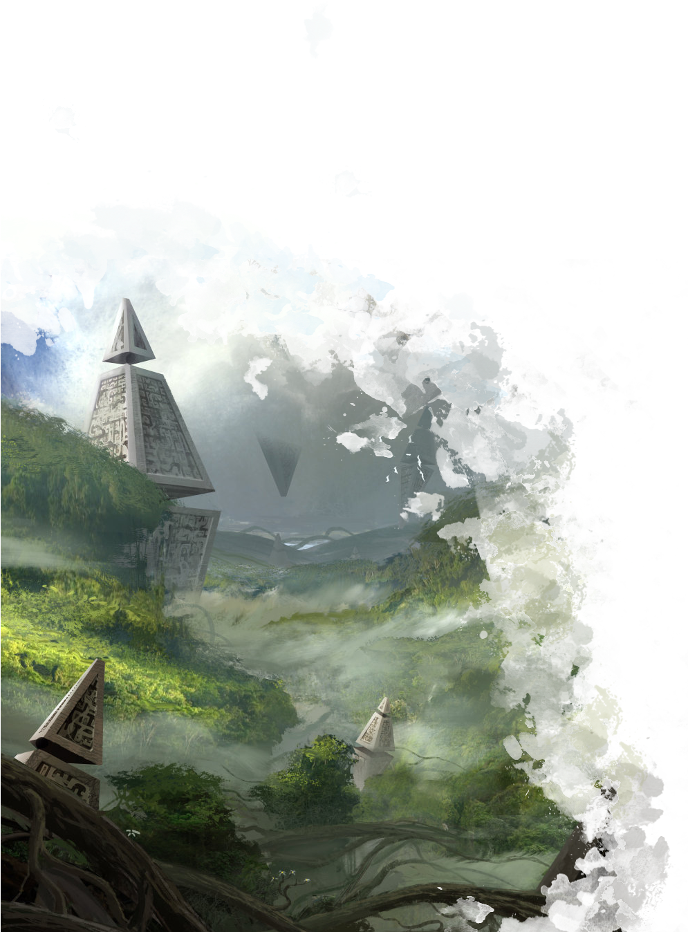 Introduction - Mountain Village (1224x1584), Png Download