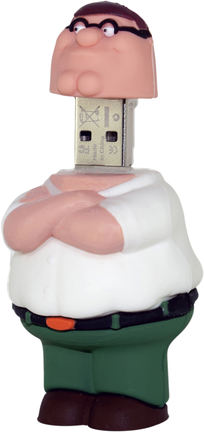 ****z0901***** Tv Family Guy - Peter Griffin Flash Drive (1500x1500), Png Download