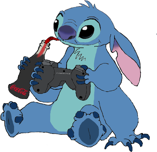Comments - Stitch With A Transparent Background (523x560), Png Download