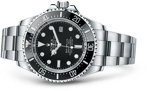 Oyster Perpetual Rolex Deepsea 116660 - Rolex Deepsea D Blue (610x344), Png Download