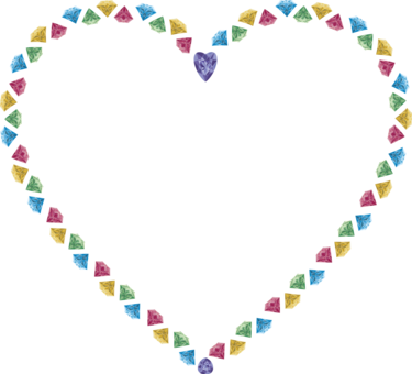 Flower Computer Icons Heart Drawing Diagram - Floral Heart Outline Clipart (375x340), Png Download