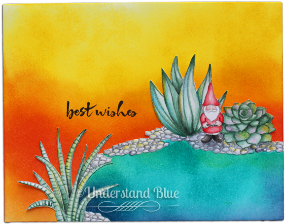 My Sister Just Added A Little Pond In Her Backyard - Cactus (612x493), Png Download