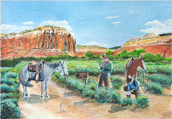 The Last Buck - Painting (575x575), Png Download