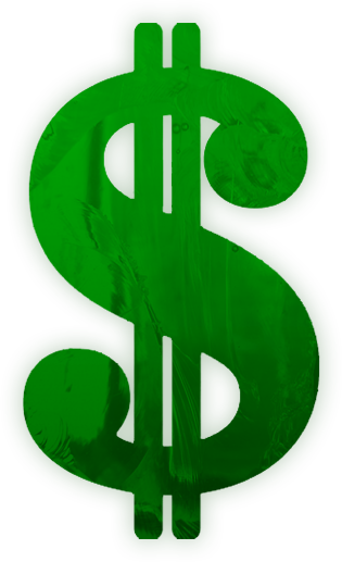 Dollar-bill Separate - Logo (315x517), Png Download